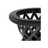 Cypress Gardens Planter in Elegant Piano Black Finish