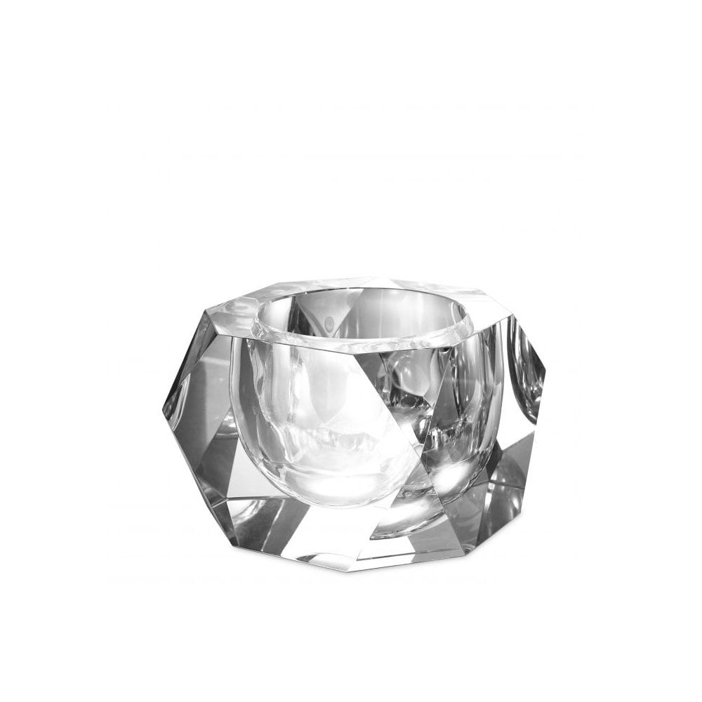 Tampa Crystal Glass Bowl - Elegant Octagonal Design