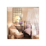 Antique Cedar Mirror with Weathered Glass Detail