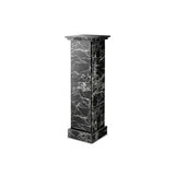 Caselli Black Faux Marble Pedestal Column
