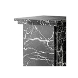 Caselli Black Faux Marble Pedestal Column