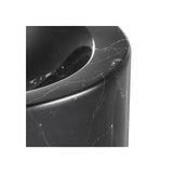 Elegant Black Marble Conex Bowl