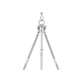 Infinity Chandelier, Nickel Finish with Crystal Glass Elegance