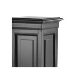 Salvatore M Decorative Column in Elegant Black Finish