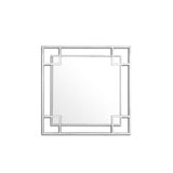 Art Deco Elegance: The Morris Mirror in Polished Steel