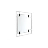Art Deco Elegance: The Morris Mirror in Polished Steel
