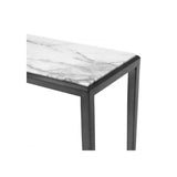 Henley S Marble-Topped Console Table with Bronze Frame