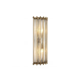 Vintage Elegance Wall Lamp: Tiziano with Antique Brass and Handcrafted Glass Detailing
