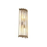 Vintage Elegance Wall Lamp: Tiziano with Antique Brass and Handcrafted Glass Detailing