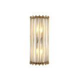 Vintage Elegance Wall Lamp: Tiziano with Antique Brass and Handcrafted Glass Detailing