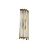 Vintage Elegance Wall Lamp: Tiziano with Antique Brass and Handcrafted Glass Detailing