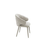 Cardinale Dining Chair in Clarck Sand with Upholstered Legs