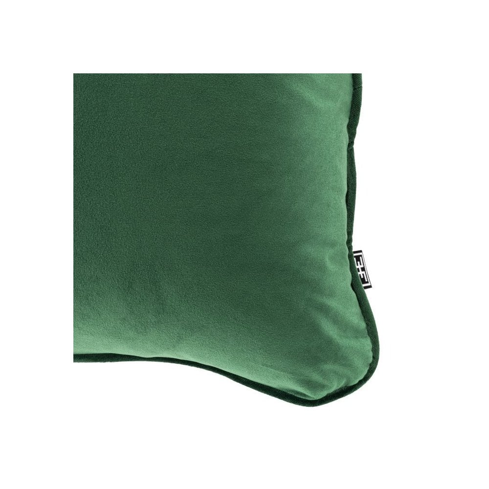 Roche Green Velvet Luxury Pillow, 60 x 60 cm