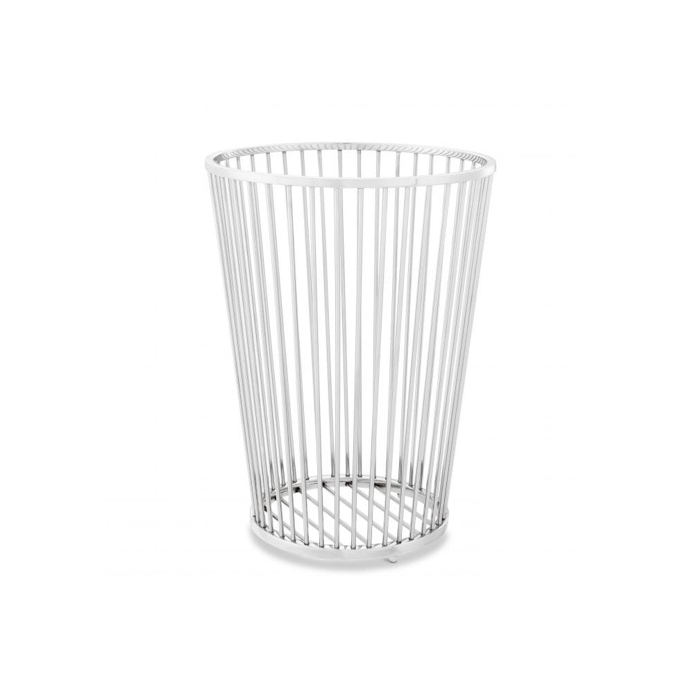 Baleana Polished Stainless Steel Towel Holder Basket