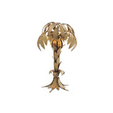 Vintage Brass Palm Tree Table Lamp