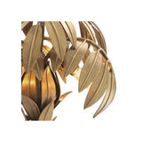Vintage Brass Palm Tree Table Lamp
