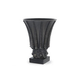 Art Deco Coral Vase with Bronze Finish and Granite Base