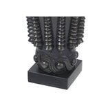 Art Deco Coral Vase with Bronze Finish and Granite Base