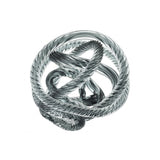 Chic Nautical Glass Desk Accessory Dominico L in Grey Blue