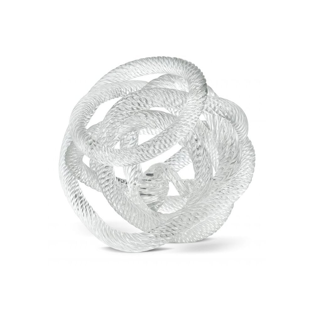 Nautical Elegance Clear Glass Desk Ornament