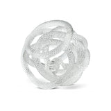 Nautical Elegance Clear Glass Desk Ornament