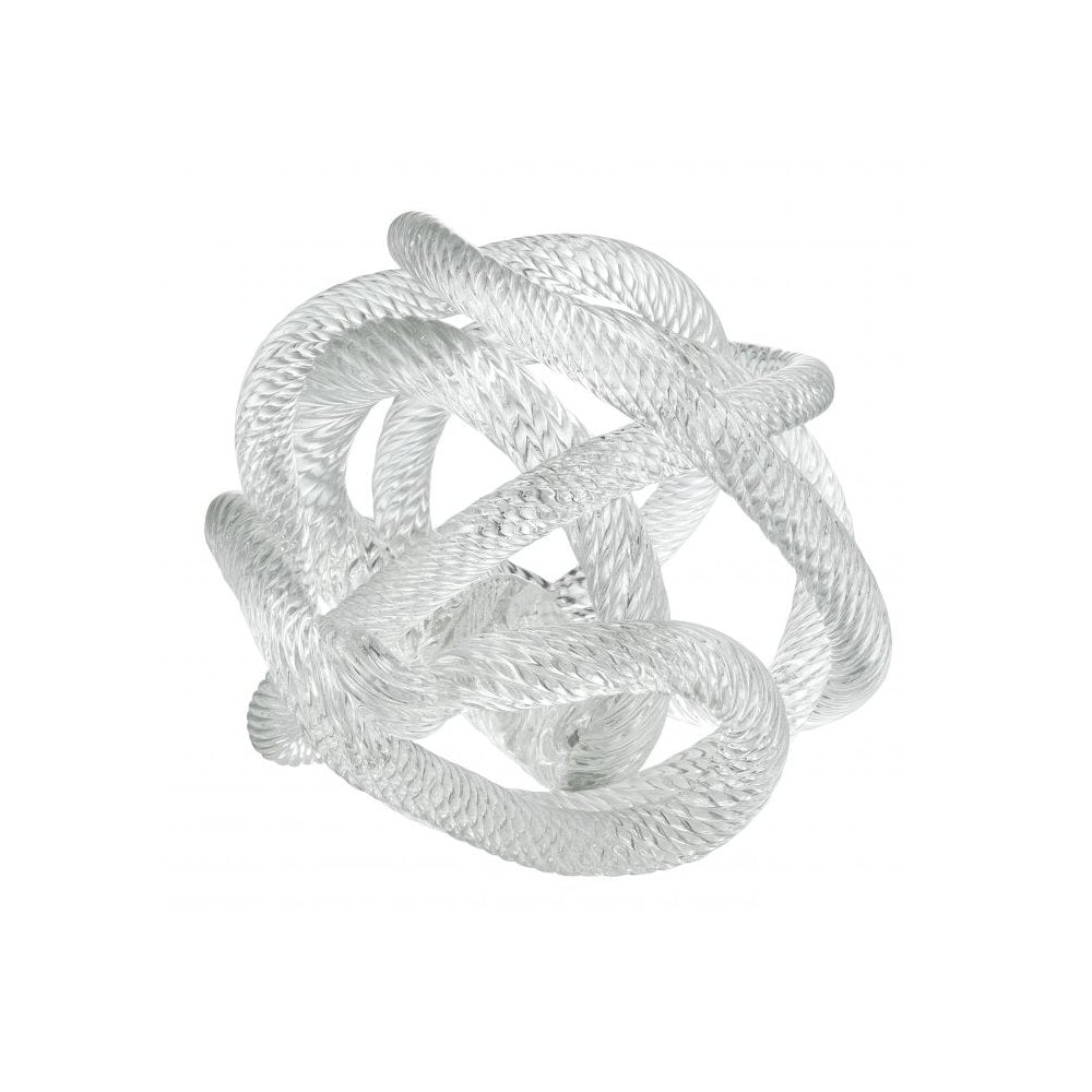 Nautical Elegance Clear Glass Desk Ornament