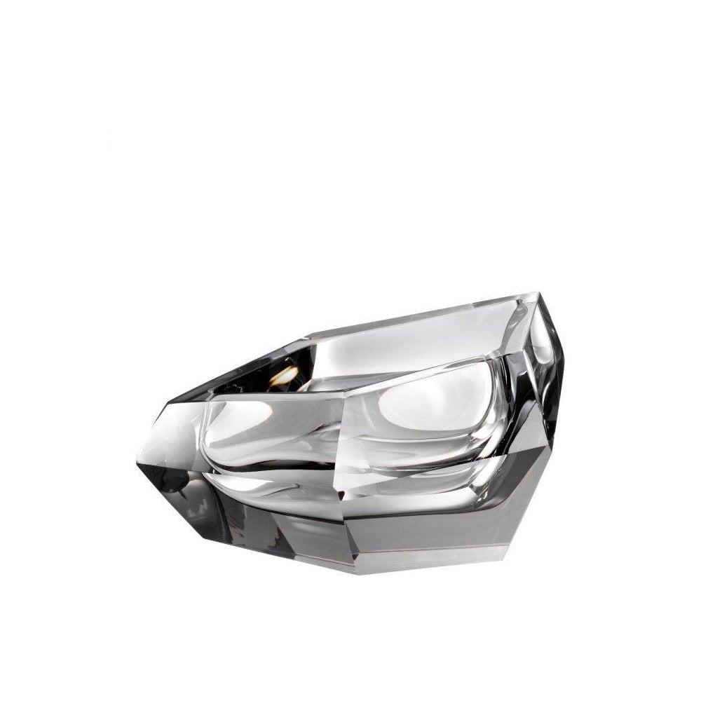 Alma Grey Gradient Crystal Glass Bowl