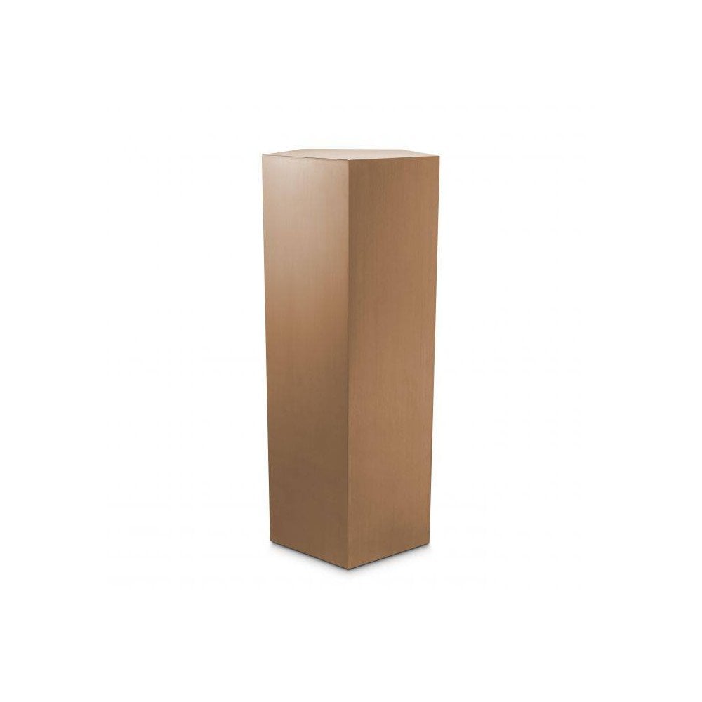 Meissner L Column: Radiant Brushed Copper Pedestal
