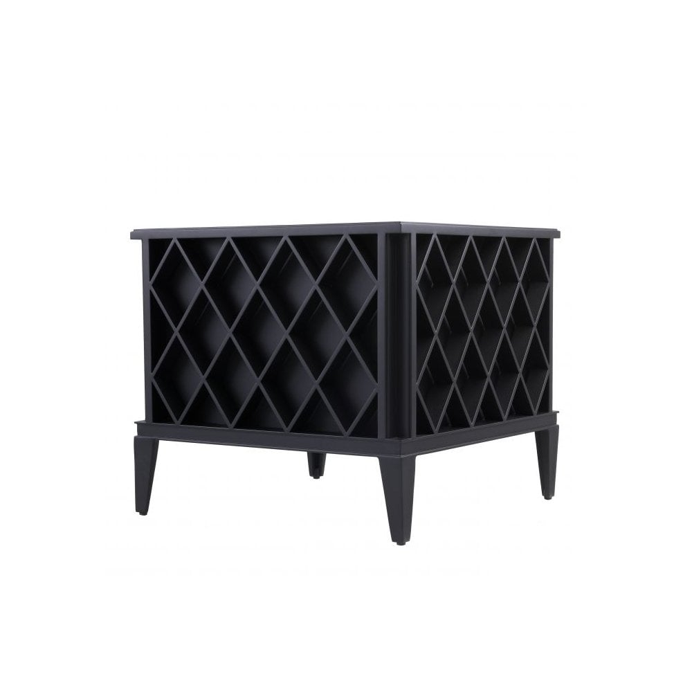 Ocean Club Matte Black Outdoor Planter Box
