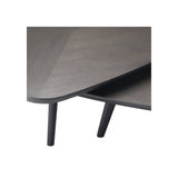 Vintage Mocha Oak Nesting Coffee Tables - Set of 2