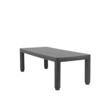Charcoal Grey Oak Atelier Dining Table - Elegant Indoor Design