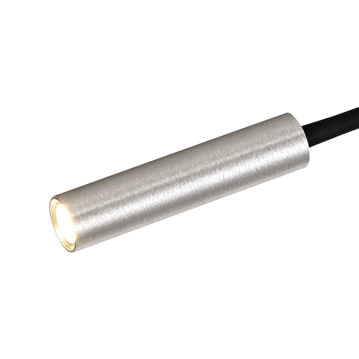 Modern Black and Aluminium Adjustable Arm Ceiling Light with Integrated 5W LED, 3-Year Warranty