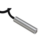Modern Black and Aluminium Adjustable Arm Ceiling Light with Integrated 5W LED, 3-Year Warranty