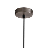 Satin Nickel Pendant Light, Adjustable 1-Light E27 Fixture