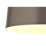 Satin Nickel Pendant Light, Adjustable 1-Light E27 Fixture