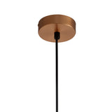 Elegant Copper Pendant Light with Adjustable Drop