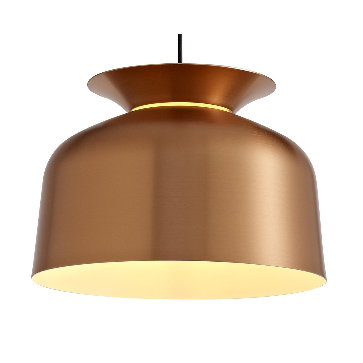 Elegant Copper Pendant Light with Adjustable Drop