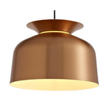 Elegant Copper Pendant Light with Adjustable Drop