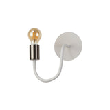Adjustable Satin Finish Wall Lamp with E27 Socket