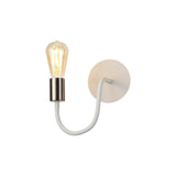 Adjustable Satin Finish Wall Lamp with E27 Socket