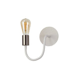 Adjustable Satin Finish Wall Lamp with E27 Socket
