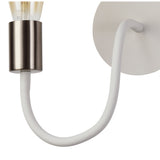Adjustable Satin Finish Wall Lamp with E27 Socket