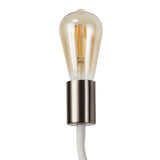 Adjustable Satin Finish Wall Lamp with E27 Socket