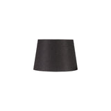 Modern Charcoal Grey Fabric Shade with Translucent White Accent – 240-300mm Round Design