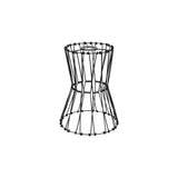 Adjustable Matte Black Non-Electric Shade, 30cm