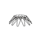 Adjustable Matte Black Non-Electric Shade, 30cm