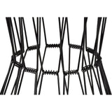 Adjustable Matte Black Non-Electric Shade, 30cm