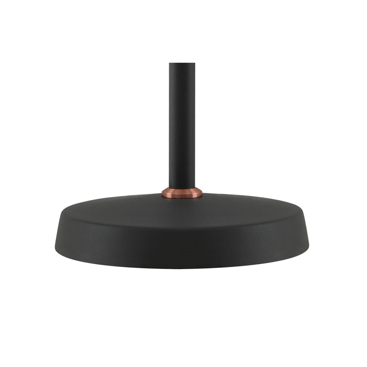 Sleek Adjustable Table Lamp with Dual-Tone Finish in Black, Copper, and White