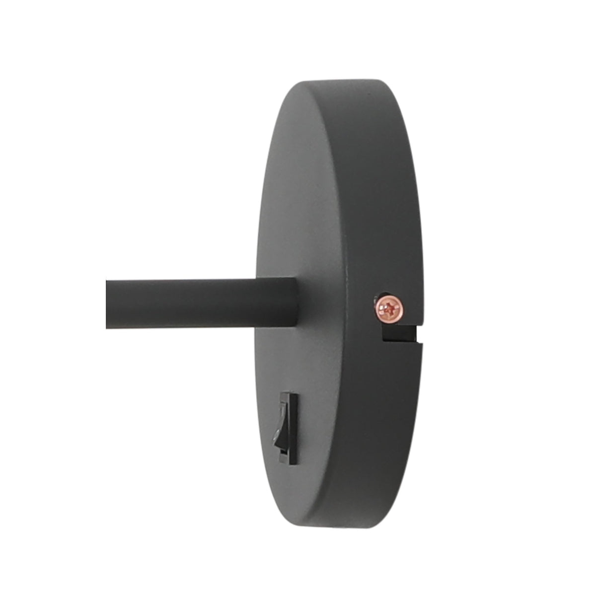 Modern Adjustable Wall Sconce Lamp, 1 x E27, Black/Copper/White Finish