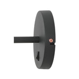 Modern Adjustable Wall Sconce Lamp, 1 x E27, Black/Copper/White Finish